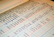 account numbers for review listed