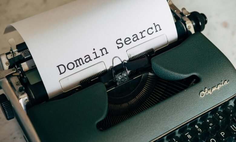 web and domain analysis details listed