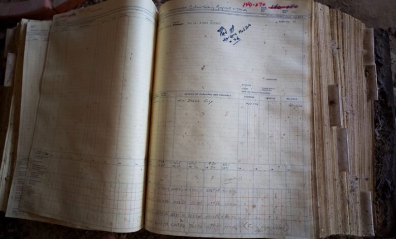 public registry record numbers listed